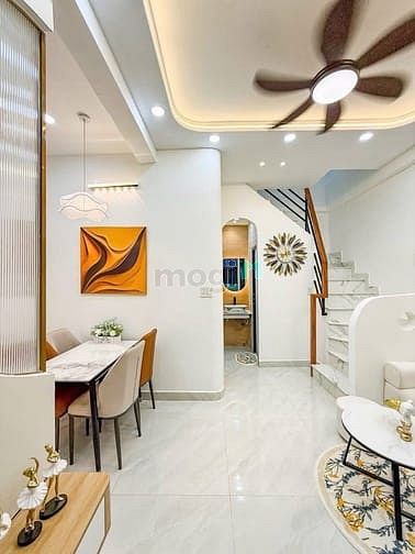 Hình ảnh Bán Nhà Phan Văn Trị Bình Thạnh Hẻm Xe Hơi 3PN Full Nội Thất 27m2
