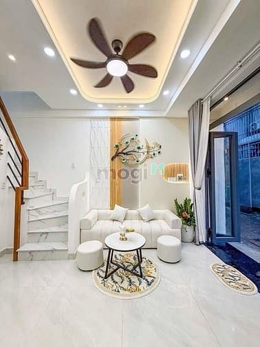 Hình ảnh Bán Nhà Phan Văn Trị Bình Thạnh Hẻm Xe Hơi 3PN Full Nội Thất 27m2
