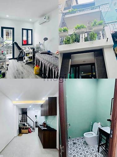 Hình ảnh Chạm tay giữa lòng CMT8 Q3 mới- 3 Tầng 2PN 4Ty