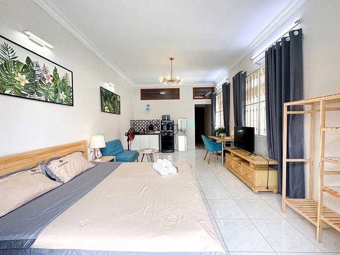 Hình ảnh Mới 100% Studio Full Nội Thất Bancol Ngay Hồ Đắc Di