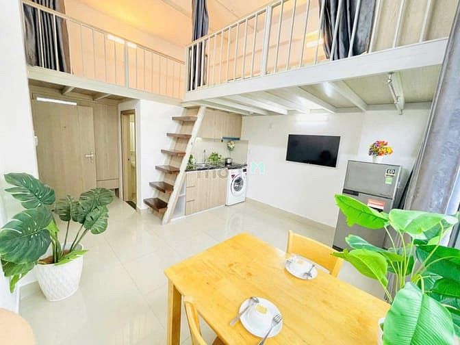 Hình ảnh Chạm mặt là mê - Duplex thoáng đãng gần Hàng Xanh - Chợ Bà Chiểu