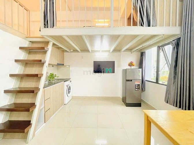 Hình ảnh Chạm mặt là mê - Duplex thoáng đãng gần Hàng Xanh - Chợ Bà Chiểu