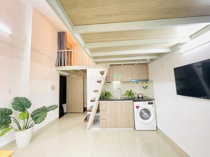 Hình ảnh Chạm mặt là mê - Duplex thoáng đãng gần Hàng Xanh - Chợ Bà Chiểu