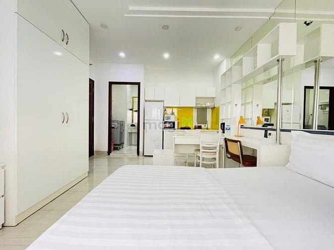 Hình ảnh Studio full nội thất máy giặt riêng cửa sổ lớn gần cầu Công Lý