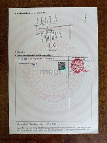 Hình ảnh Bán đất mặt tiền 4m x15m HẺM 131 An Dương Vương – SHR 5,5 tỷ