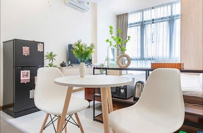 Hình ảnh Mb6623 nạp rút nhanh chóng Studio cửa sổ lớn thoáng mát nội thất cao cấp gần chợ Tân Định