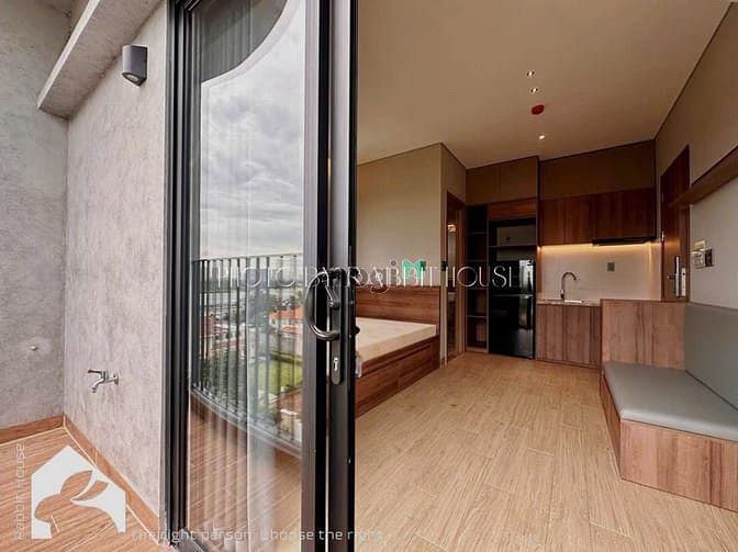 Hình ảnh Mb6623 nạp rút nhanh chóng Studio ban công mới 100% full nội thất gỗ hồ bơi gần Thảo Điền