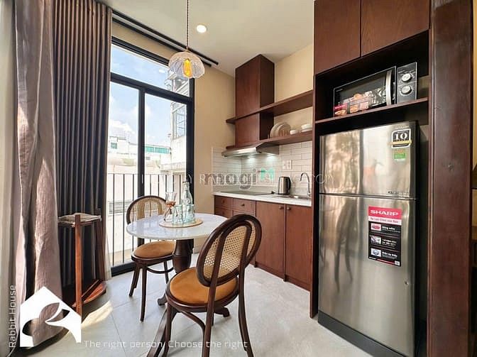 Hình ảnh Mb6623 nạp rút nhanh chóng Studio style Nhật full nội thất gỗ ban công lớn khu Đa Kao