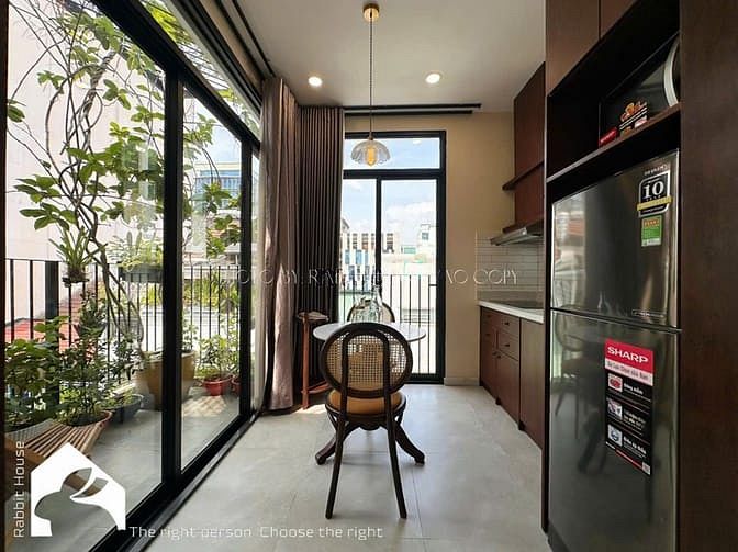 Hình ảnh Mb6623 nạp rút nhanh chóng Studio style Nhật full nội thất gỗ ban công lớn khu Đa Kao