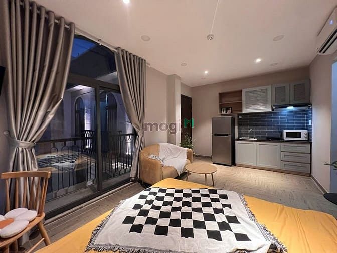 Hình ảnh Studio hàng hiếm_decor đẹp_cửa sổ thoáng_trung tâm Bình Thạnh