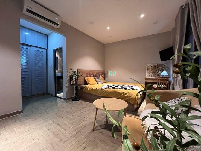 Hình ảnh Studio hàng hiếm_decor đẹp_cửa sổ thoáng_trung tâm Bình Thạnh