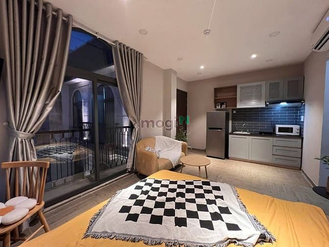 Hình ảnh Studio hàng hiếm_decor đẹp_cửa sổ thoáng_trung tâm Bình Thạnh