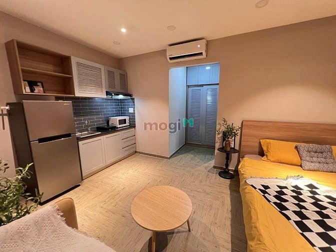 Hình ảnh Studio hàng hiếm_decor đẹp_cửa sổ thoáng_trung tâm Bình Thạnh