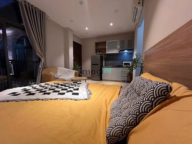 Hình ảnh Studio hàng hiếm_decor đẹp_cửa sổ thoáng_trung tâm Bình Thạnh
