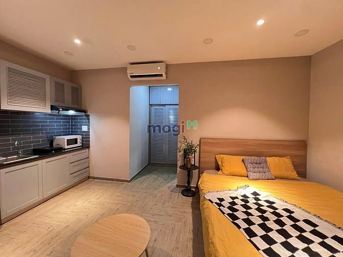 Hình ảnh Studio hàng hiếm_decor đẹp_cửa sổ thoáng_trung tâm Bình Thạnh