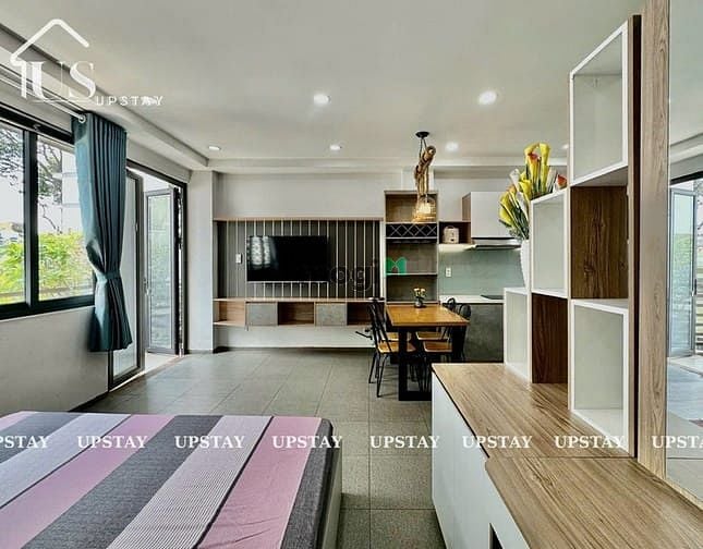 Hình ảnh 🌼 1 phòng ngủ ban công thoáng mát full nội thất ngay Viettel Tower