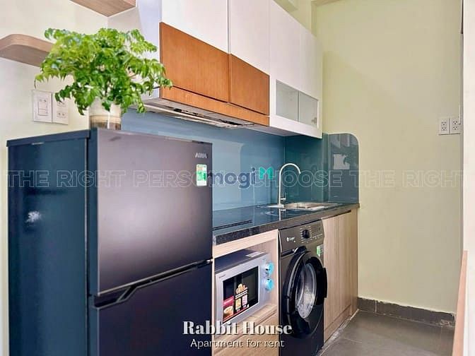 Hình ảnh Mb6623 nạp rút nhanh chóng 1PN full nội thất gỗ cửa sổ lớn máy giặt riêng gần ĐH Văn Lang