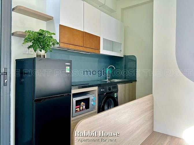 Hình ảnh Mb6623 nạp rút nhanh chóng 1PN full nội thất gỗ cửa sổ lớn máy giặt riêng gần ĐH Văn Lang