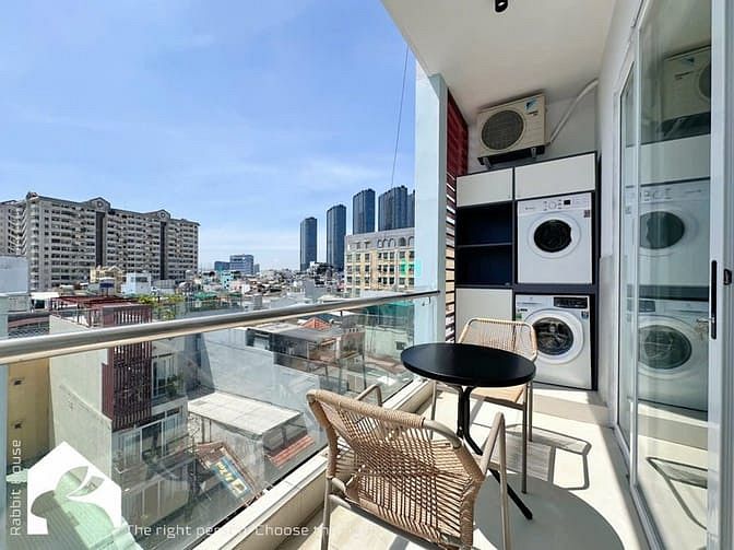 Hình ảnh Studio tách bếp full nội thất máy giặt riêng ban công gần cầu Thị Nghè