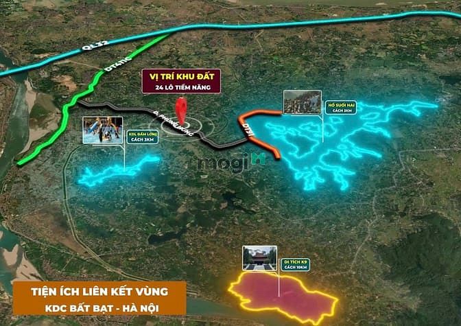 Hình ảnh Bán đất tại Xã Cẩm Lĩnh, Ba Vì, Hà Nội, 100m2 full thổ cư, 800 triệu