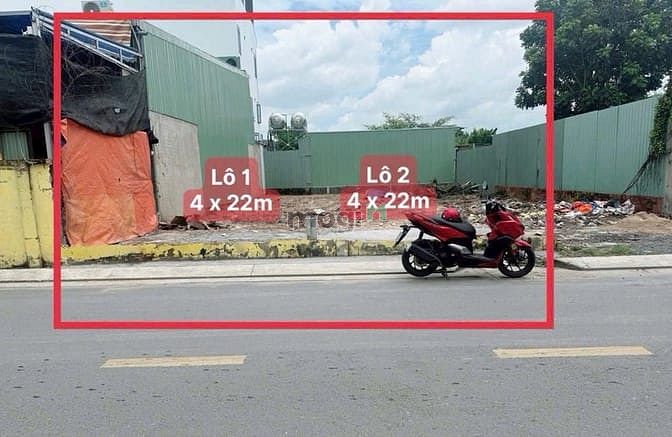 Hình ảnh Mặt tiền đường, sát Tăng Nhơn Phú, gần Cao đẳng Công Thương 8 x 22.25