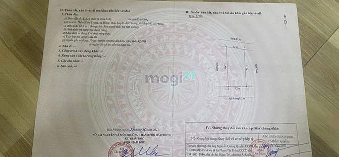 Hình ảnh Bán nhà 2 tầng Kiều Trung An Dương Hải Phòng