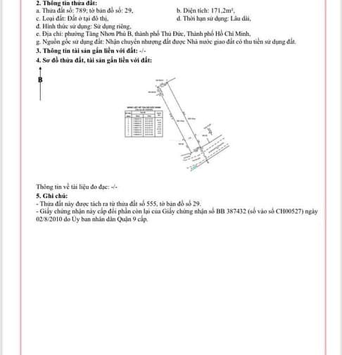 Hình ảnh 🦈 bán lô đất mặt tiền đường số – tnp.b, quận 9 • diện tích: 5 x 34m