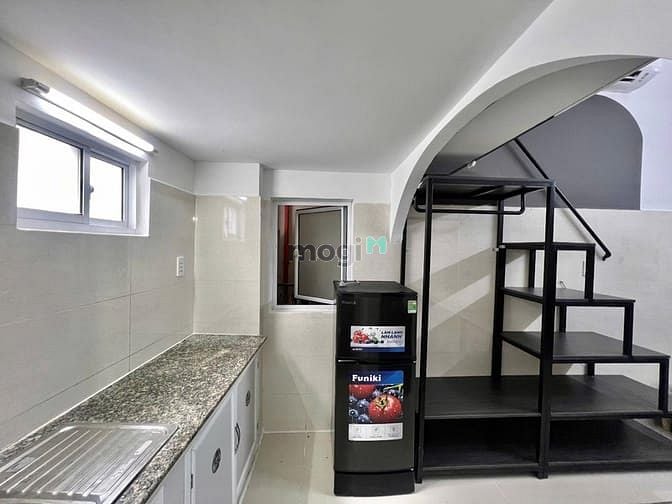 Hình ảnh Mb6623 nạp rút nhanh chóng Mini gác cao 2m cửa sổ thoáng ngay Lotte Quận 7, Full Nội Thất