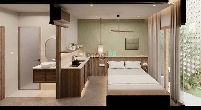 Hình ảnh Mb6623 nạp rút nhanh chóng Studio mới 100% full nội thất gỗ có ban công khu Tân Định
