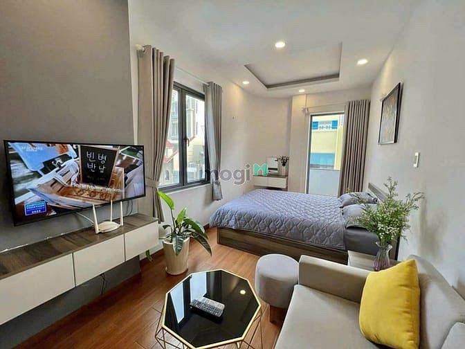 Hình ảnh Mb6623 nạp rút nhanh chóng Studio lớn full nội thất gỗ có ban công gần cầu Ông Lãnh
