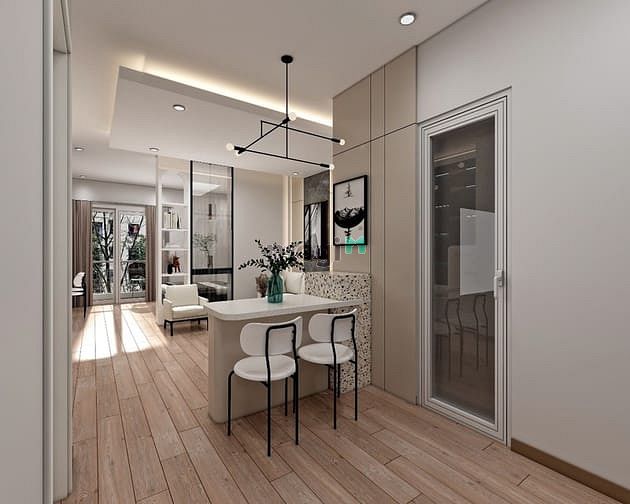 Hình ảnh Studio tách bếp full nội thất ban công máy giặt riêng gần cầu Thị Nghè