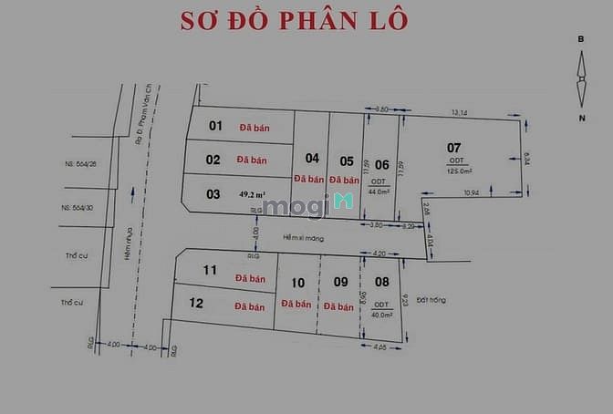 Hình ảnh Gò Vấp, Bán đất Phạm Văn Chiêu, Khu Đồng bộ phân lô