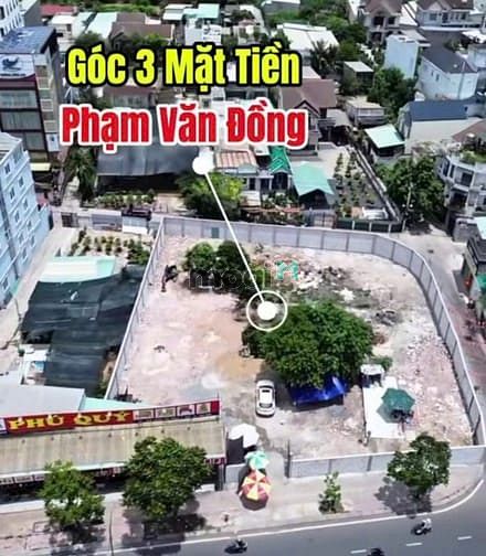 Hình ảnh Siêu hiếm 3 mặt tiền Phạm Văn Đồng, Thủ đức – 35x38m – 179 tỷ