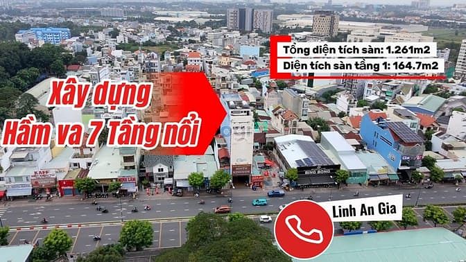 Hình ảnh Siêu Phẩm Trung Tâm Thủ Đức - Hầm 7 Tầng - 261,8M² Doanh Thu 10tỷ/năm