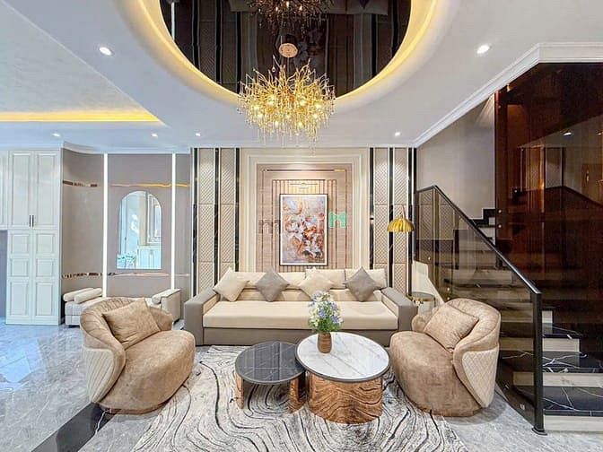 Hình ảnh Nhà Phố Tân Cổ Điển Âu Châu - Đẳng Cấp Theo Thời Gian KDC Dân Trí Cao