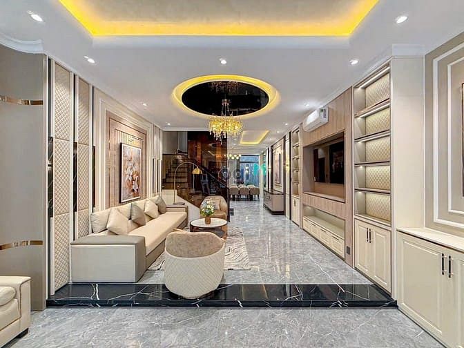 Hình ảnh Nhà Phố Tân Cổ Điển Âu Châu - Đẳng Cấp Theo Thời Gian KDC Dân Trí Cao