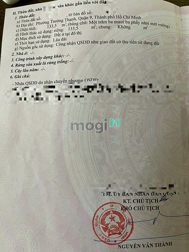 Hình ảnh Chủ gửi BÁN ĐẤT DỰ ÁN BCR TAM ĐA Quận 9 Lô K3 (5.3mx25m) đg 12m có lề