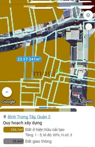 Hình ảnh Bán Đất Quận 2 mặt tiền đường 16M ngang 7m x35m full thổ XD cao tầng