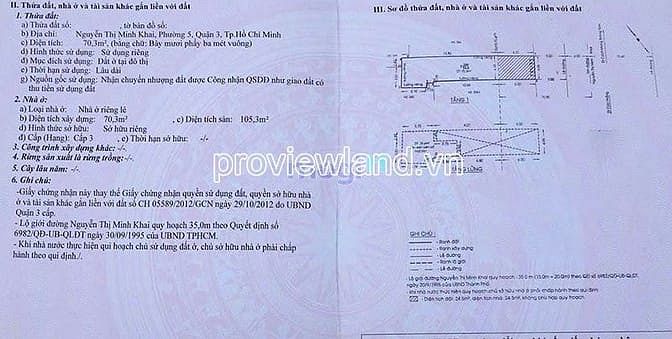 Hình ảnh Bán nhà Nguyễn Thị Minh Khai Quận 3, diện tích 4,2x21 m, trệt + 1 lầu