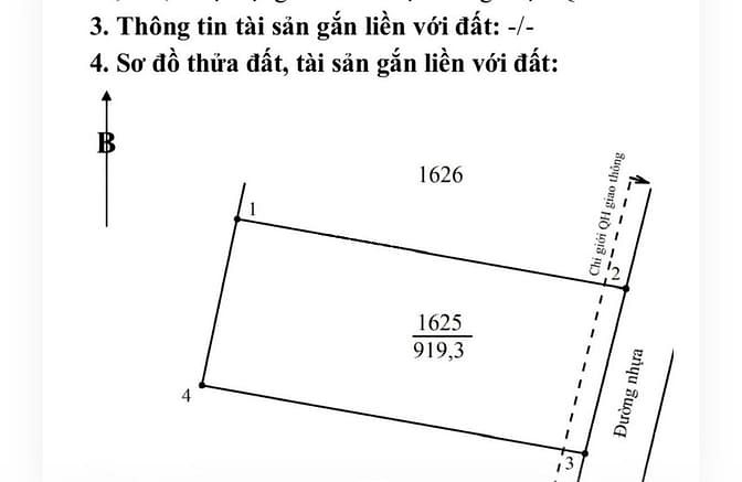 Hình ảnh đất mặt tiền đường nhựa bề ngang 30 mét có thổ cư khu dân cư ổn định