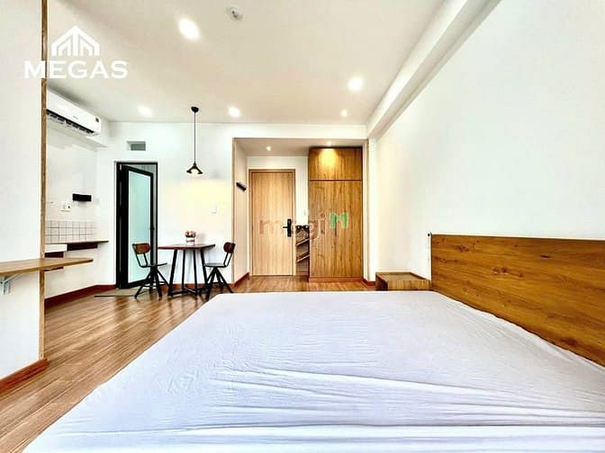 Hình ảnh Căn Hộ Studio - Full Nội Thất - 1PN - Tách Bếp - Ban Công Ngay Emart