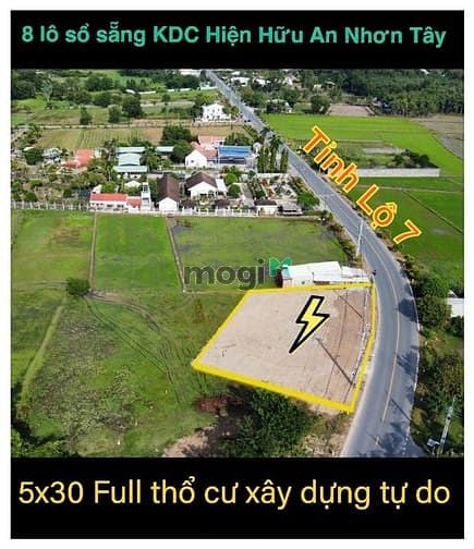 Hình ảnh Đất mặt tiền đường Tỉnh Lộ 7, An Nhơn Tây, Củ Chi. ngay chợ lô 6.