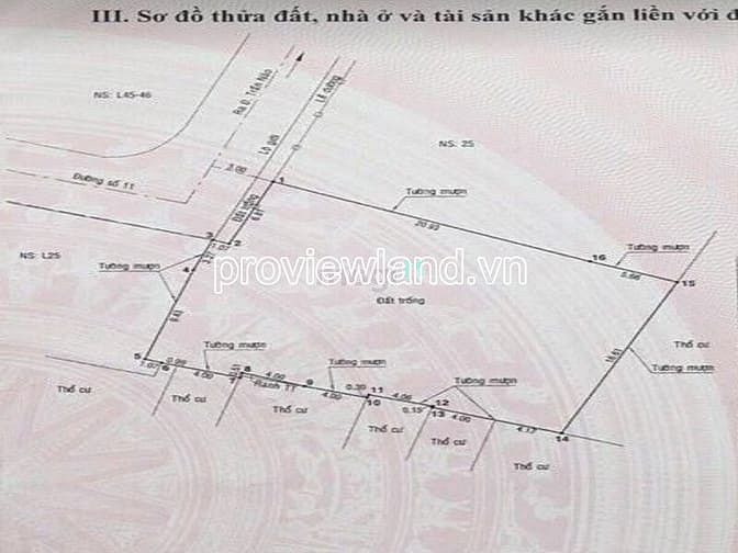 Hình ảnh Bán gấp lô đất Quận 2, Đường Số 11 - Trần Não, 477m2 thổ cư, đường 8m