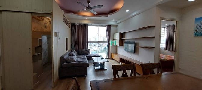 Hình ảnh Cho thuê chung cư Petroland Quận 2. Có 2PN 2WC. Nội thất. Căn góc.