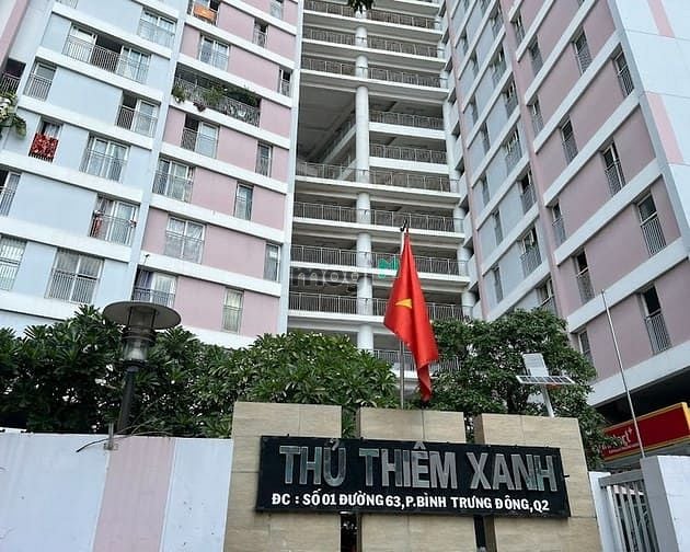 Hình ảnh Cho thuê chung cư Thủ Thiêm Xanh, Quận 2. Giá 6.5tr. Dt 60m2. 2PN
