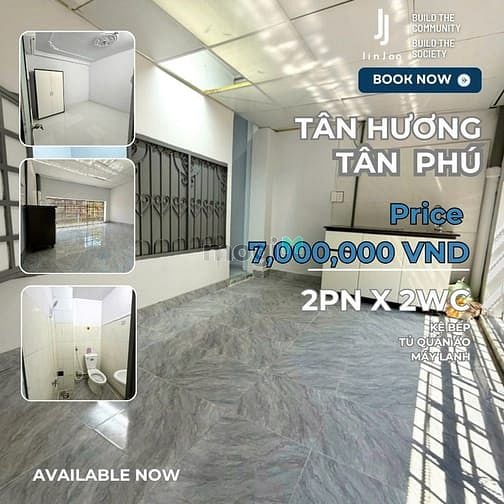Hình ảnh Trống 2 phòng ngủ và 1 Studio ban công 40m2 ngay THCS Võ Thành Trang