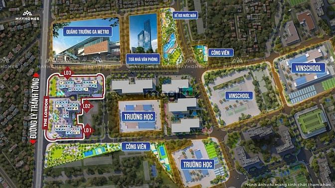 Hình ảnh Cần Bán 2N+ 76m2- Tòa LD3 Ocean Park Gia Lâm, View Ga Metro, 5.399 Tỷ