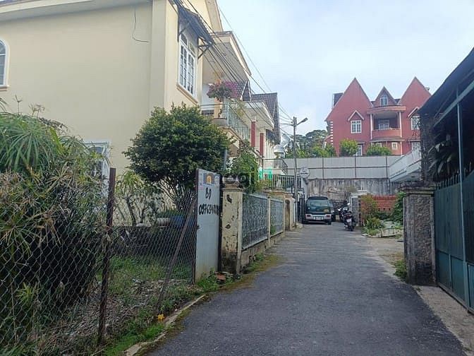 Hình ảnh Bán đất biệt thự 260m2 Trần Quý Cáp Đà Lạt, full thổ cư ngang 13m