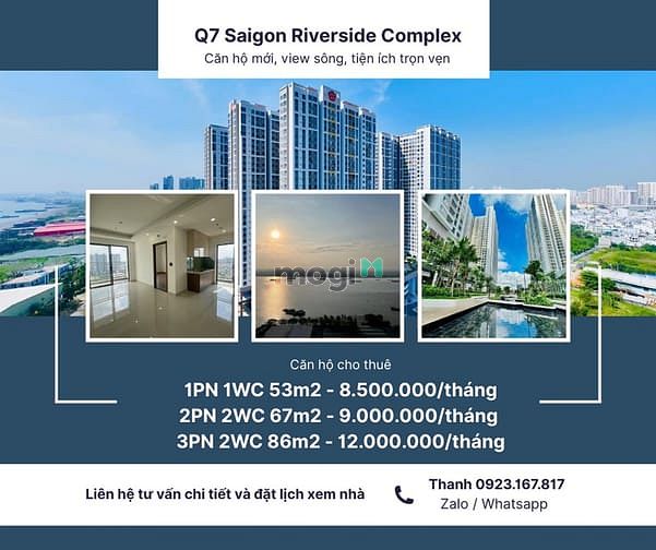 Hình ảnh Cho thuê Trang Chủ MB66.COM / Đăng Ký Tặng 66K MỚI Q7 Saigon Riverside Complex