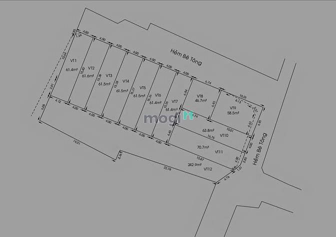 Hình ảnh Chính chủ bán đất Phân Lô sổ riêng Phan Văn Hớn, Quận 12, 4x17, 4,65Tỷ